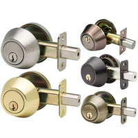 Verrou de Porte à Pêne Dormant, Cylindre Simple, Rosace 64 mm