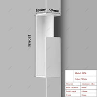 Poignée Cuvette Encastrée pour Porte Coulissante, Aluminium Noir, Blanc, Gris ou Doré, vue 11