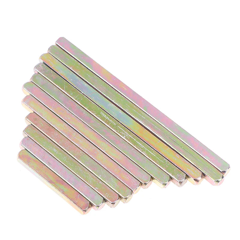 Carré de Poignée de Porte 8 x 8 mm, Lot de 2, de 60 à 160 mm