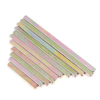Carré de Poignée de Porte 8 x 8 mm, Lot de 2, de 60 à 160 mm