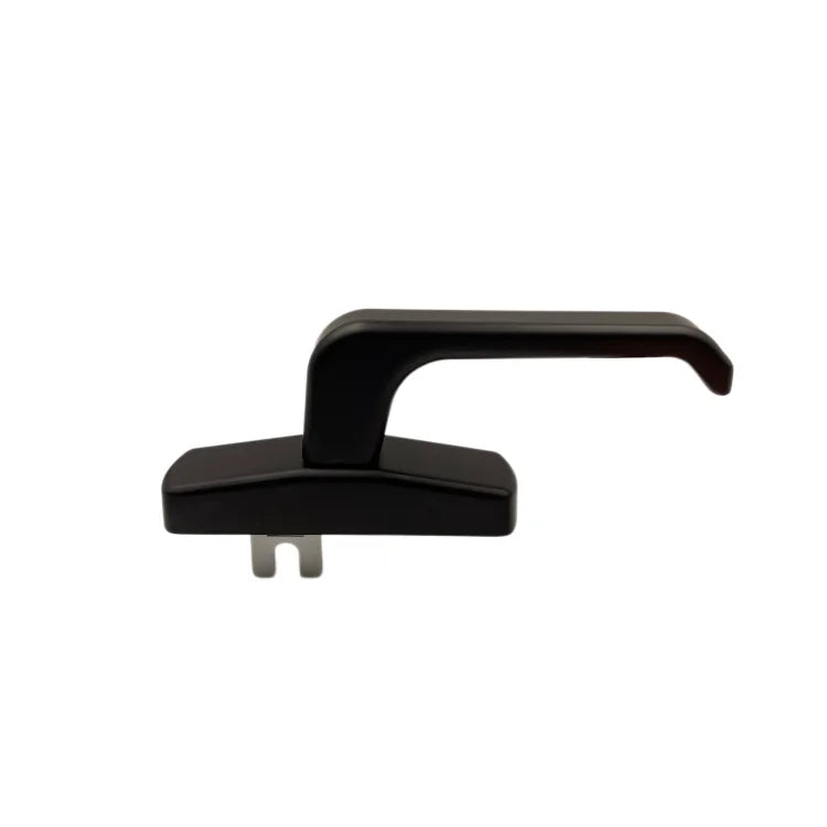 Poignée de Fenêtre Aluminium à Béquille en Arc, Noir ou Blanc, 115,8 mm