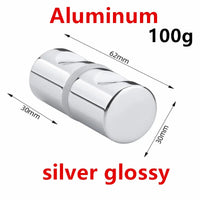 Poignée de Tirage Double Face pour Verre, Aluminium ou Inox 304, 62 mm, vue 16