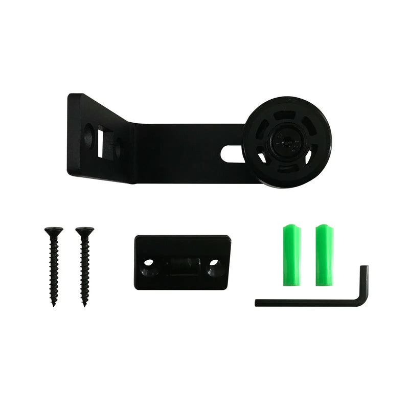 Guide de Porte de Grange Noir à Galet Nylon, 93 mm, vue 3