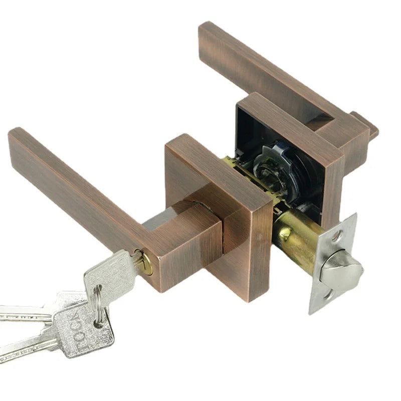 Poignée de Porte Intérieure à Clé ou Condamnation, Béquille 125 mm, 5 Finitions, vue 15