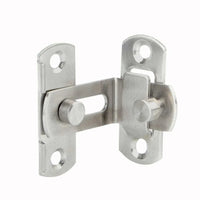 Verrou à Angle Droit en Inox Brossé pour Porte, Targette Coudée à 90°, vue 4