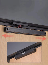 Ferme-Porte pour Porte Coulissante, Amortisseur Réglable Noir, Blanc ou Marron, vue 2