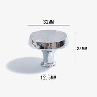 Bouton de Meuble Laiton Strié Doré ou Argenté, Poignée Arc ou Demi-Disque, vue 15