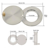 Cache Judas de Porte Pivotant Autocollant, Ouverture 17 mm, 5 Finitions, vue 10