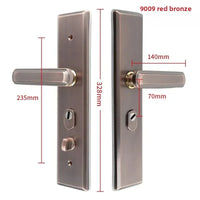 Poignée de Porte d'Entrée sur Plaque en Inox 304, Plaque de 270 à 330 mm, vue 7