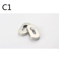 Rosace de Cylindre Européen en Inox, Lot de 2, Carrée, Ronde ou Ovale, vue 11
