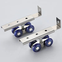 Galets de Porte Coulissante Suspendue à 4 Roues, Lot de 2 Ensembles, vue 5