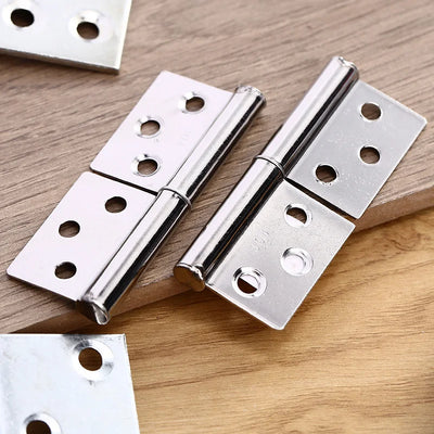 Paumelle Démontable en Inox pour Porte, Charnière à Lever, 3 Tailles