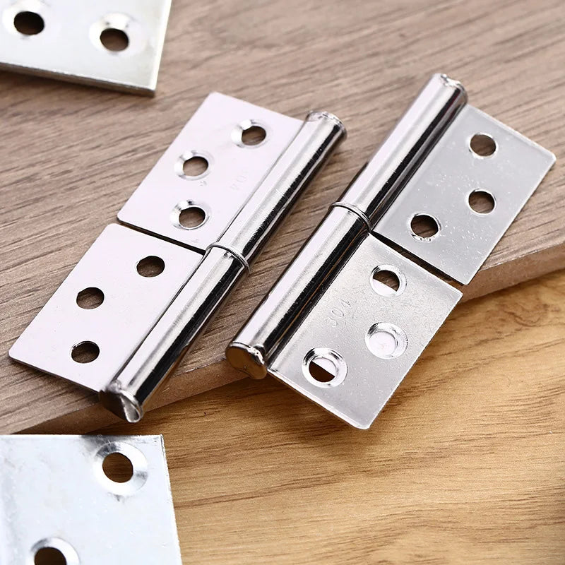 Paumelle Démontable en Inox pour Porte, Charnière à Lever, 3 Tailles
