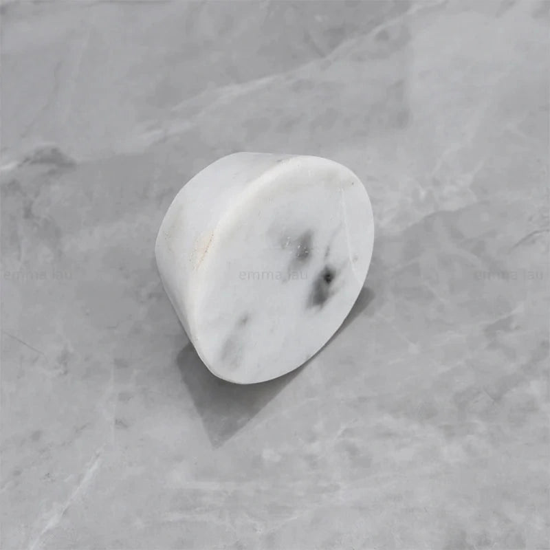 Bouton de Meuble en Marbre sur Socle Laiton, 5 Formes, vue 22