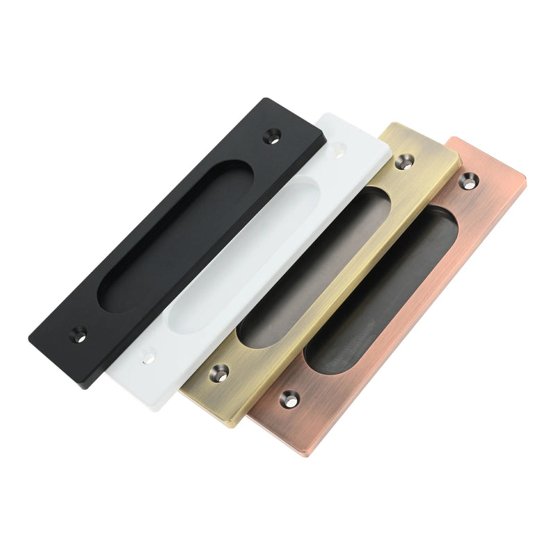 Poignée Cuvette Plate pour Porte Coulissante, Zamak, 150 x 40 mm, vue 3