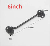 Bloque-Porte à Crochet en Inox, Noir ou Argent, 75 à 300 mm, vue 14