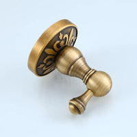 Patère Salle de Bain Murale Vintage en Bronze Vieilli, Platine Ronde de 6,5 cm, vue 6