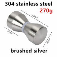 Poignée de Tirage Double Face pour Verre, Aluminium ou Inox 304, 62 mm, vue 14