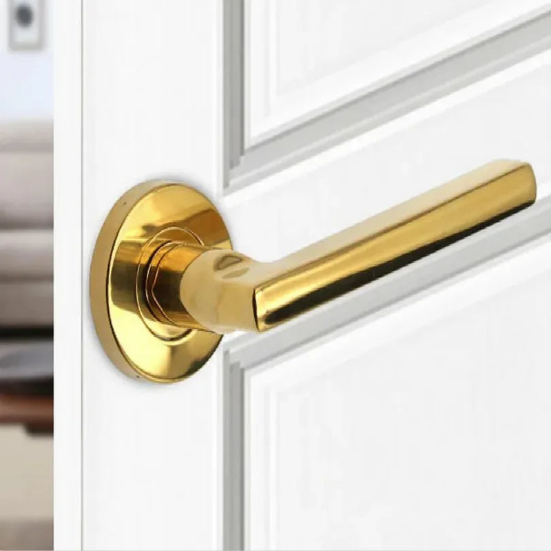 Poignée de Porte Coulissante Inox sur Rosace, Lot de 2, 6 Finitions, vue 10
