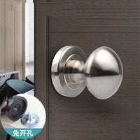 Bouton de Porte Ovale en Zamak pour Porte en Verre ou en Bois, 4 Couleurs, vue 11