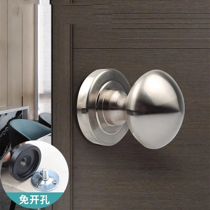 Bouton de Porte Ovale en Zamak pour Porte en Verre ou en Bois, 4 Couleurs, vue 11