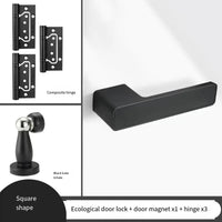 Poignée de Porte Magnétique à Clé, Béquille Carrée ou Ronde, 3 Coloris, vue 7