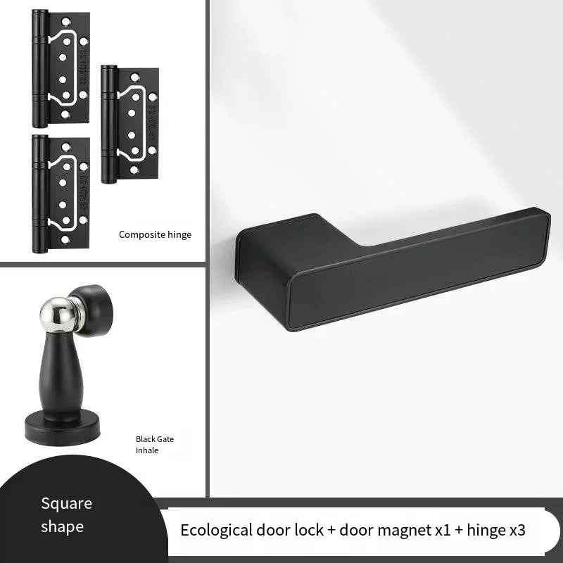 Poignée de Porte Magnétique à Clé, Béquille Carrée ou Ronde, 3 Coloris, vue 7