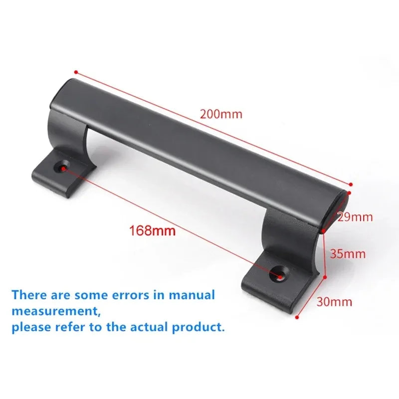 Poignée de Tirage 200 mm pour Porte Coulissante Vitrée, Aluminium Noir ou Blanc, vue 5