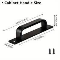 Lot de 2 Poignées de Tirage Aluminium Noir Mat, Entraxe 128 ou 160 mm, vue 3