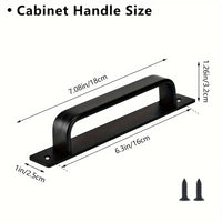 Lot de 2 Poignées de Tirage Aluminium Noir Mat, Entraxe 128 ou 160 mm, vue 4