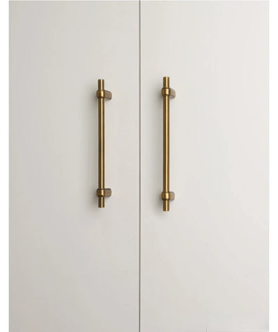 Poignée de Meuble en Laiton Vintage, Design Sobre