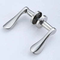 Poignée de Porte Intérieure Inox, 11 Formes de Béquille, Rosaces de Clé, vue 6