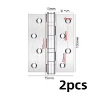 Paumelle de Porte à Roulements en Inox, Fermeture Silencieuse, 100 x 75 mm, vue 7