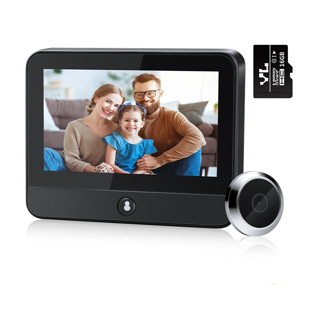 Judas numérique avec carte SD 16 Go – caméra 1080P et écran 4.3"