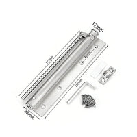 Ferme-Porte à Ressort Inox, Porte Gauche ou Droite, Plaque 150 ou 187 mm, vue 6