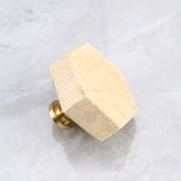 Bouton de Meuble en Marbre sur Socle Laiton, 5 Formes, vue 19