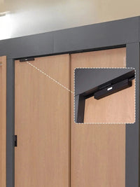 Ferme-Porte pour Porte Coulissante, Amortisseur Réglable Noir, Blanc ou Marron, vue 4
