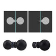 Poignée de Porte de Douche Boule en Aluminium, Simple ou Double Face, 30 ou 50 mm