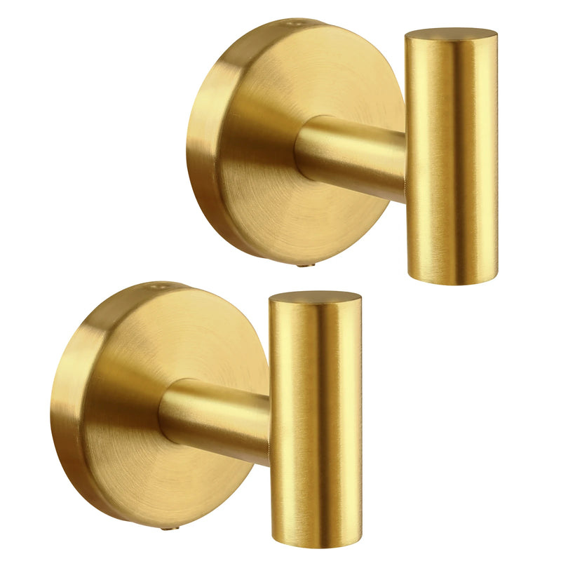 Patère de Salle de Bain Ronde en Inox 304, Lot de 2, 5 Finitions, vue 8