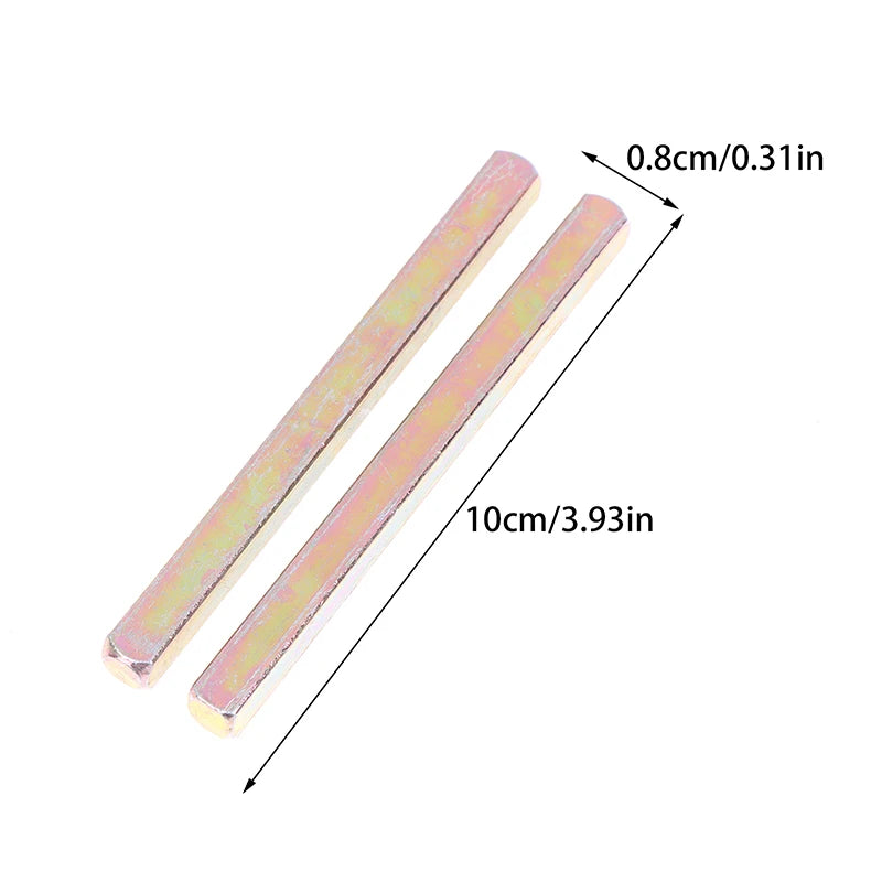 Carré de Poignée de Porte 8 x 8 mm, Lot de 2, de 60 à 160 mm, vue 16