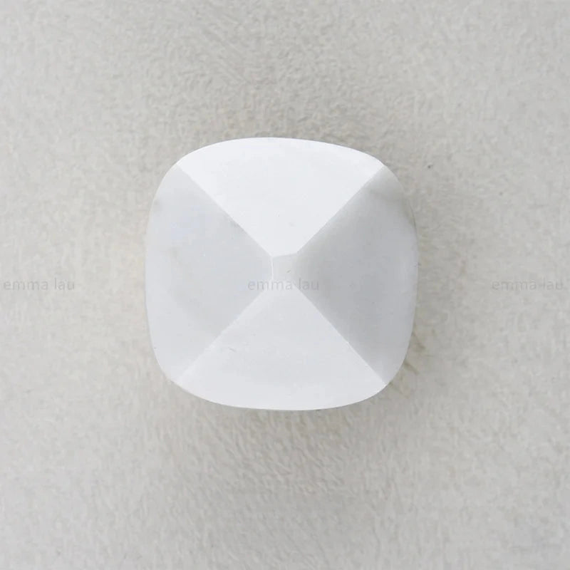 Bouton de Meuble en Marbre sur Socle Laiton, 5 Formes, vue 10