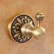 Patère Salle de Bain Murale Vintage en Bronze Vieilli, Platine Ronde de 6,5 cm