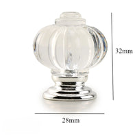 Bouton de Meuble en Cristal Côtelé Forme Citrouille, 28 ou 35 mm, vue 14