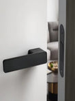 Poignée de Porte Magnétique à Clé, Béquille Carrée ou Ronde, 3 Coloris