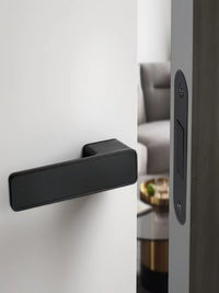 Poignée de Porte Magnétique à Clé, Béquille Carrée ou Ronde, 3 Coloris