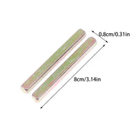 Carré de Poignée de Porte 8 x 8 mm, Lot de 2, de 60 à 160 mm, vue 14