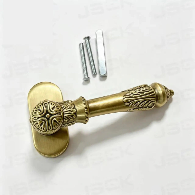 Poignée de Fenêtre Laiton Massif Ciselée, Doré, Bronze ou Argent, vue 10