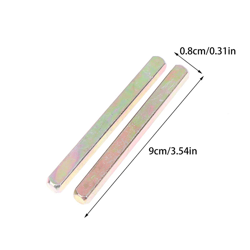 Carré de Poignée de Porte 8 x 8 mm, Lot de 2, de 60 à 160 mm, vue 10