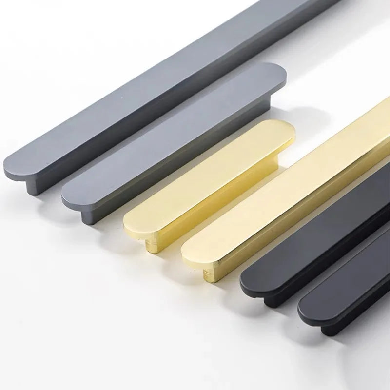 Poignée de Cuisine Plate en Aluminium Brossé, Entraxe 96 à 320 mm, vue 5