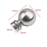 Poignée de Porte de Douche Boule en Aluminium, Simple ou Double Face, 30 ou 50 mm, vue 16